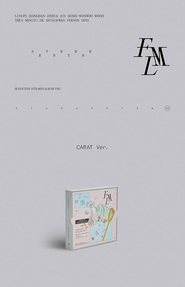 Amazon.com: SEVENTEEN FML 10th Mini Album ( CARAT Ver
